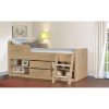 Oak Low Sleeper Cabin Bed with Storage - Felix - Seconique - Image 3