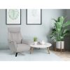 Grey Swivel Recliner Chair - Houston