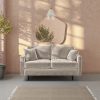 Beige 2 Seater Chenille Fabric Pocket Sprung Sofa - Archie - Image 4