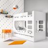 White Pod Bunk Bed with Trundle - Braxton - Image 2