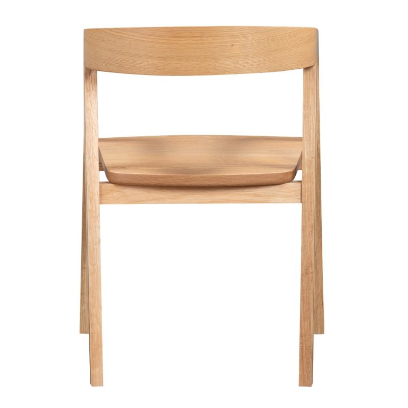 Rectangle Oak Dining Table with 4 Oak Dining Chairs - Anders - Image 7
