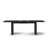 Black Oak Extendable Dining Table with 6 Cream Boucle Dining Chairs - Jarel - Image 6
