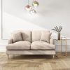 Beige Woven Fabric 2 Seater Sofa - Payton - Image 4