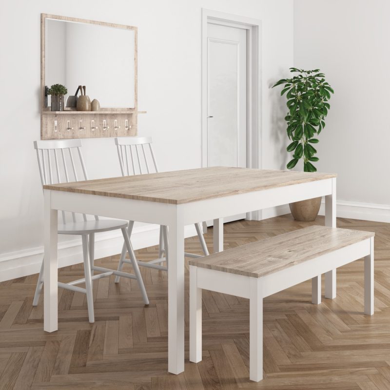 Set of 2 White Wooden Spindle Dining Chairs - Cami - Image 5