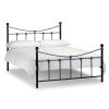 Black Metal Double Bed Frame - Rebecca - Julian Bowen - Image 2