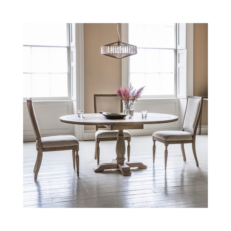 Round Extendable Dining Table - Caspian House - Image 3