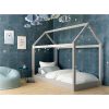 House Single Bed Frame in Grey - Hickory - LPD - Image 2