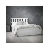 White Wooden Double Ottoman Bed - Oxford - LPD