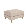 Beige Woven Footstool - Payton - Image 3