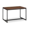 Walnut Dining Table with 2 Matching Benches - Julian Bowen - Image 2