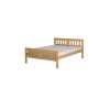Rustic Pine Double Bed Frame with Footboard - Rio - Seconique - Image 3