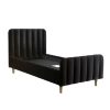 Toddler Bed Frame in Black Velvet - Gatsby - Obaby - Image 2