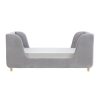 Toddler Bed Frame in Grey Velvet - Lumi - Obaby - Image 2