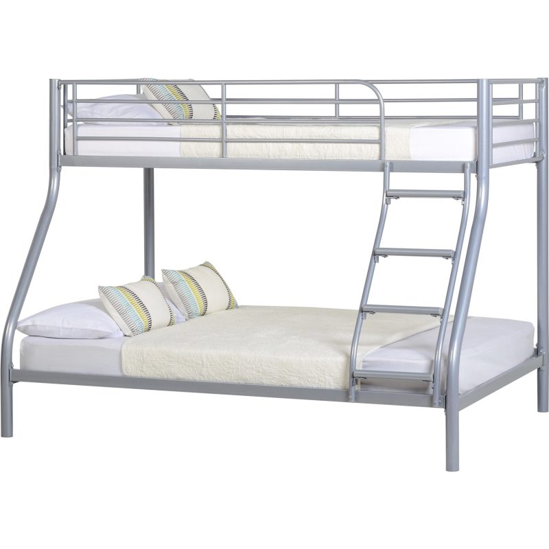 Grey Triple Sleeper Detachable Bunk Bed - Otto - LPD