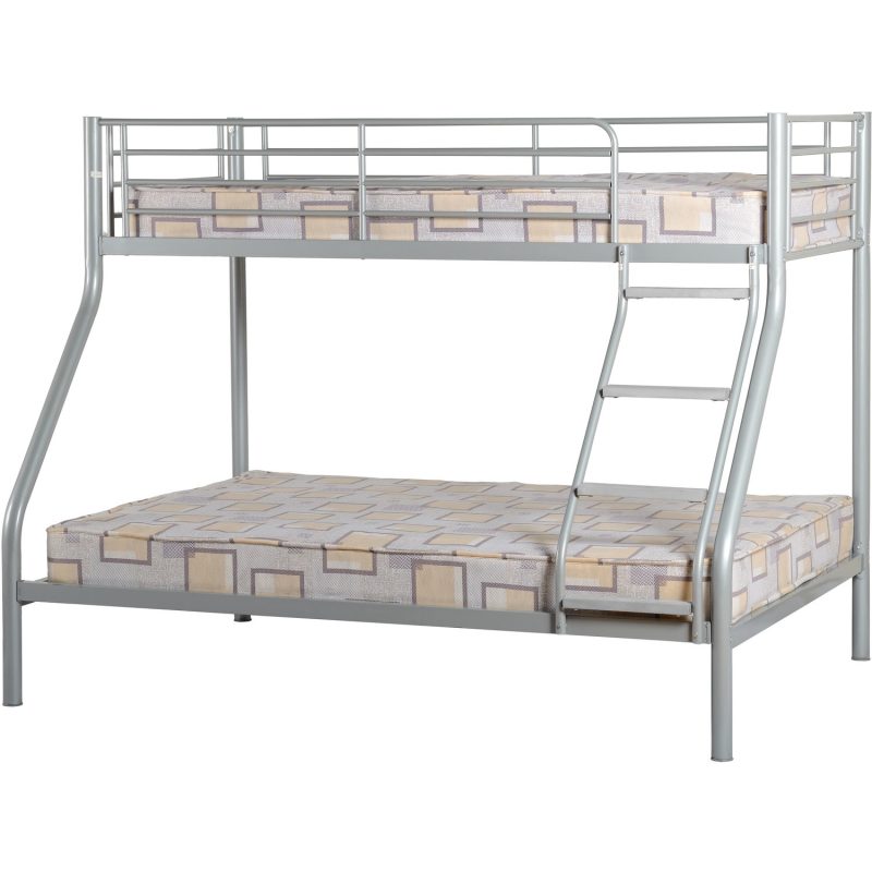 Grey Triple Sleeper Detachable Bunk Bed - Otto - LPD - Image 2
