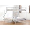 Silver Metal Triple Sleeper Bunk Bed - Tandi - Seconique - Image 3
