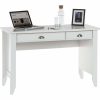 White Painted Office Desk with 2 Drawers - Teknik office