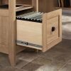 Oak Effect Corner Desk with Storage - Teknik Office - Image 2
