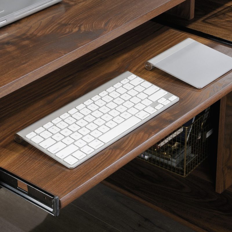 Walnut Corner Desk with Storage Drawers - Clifton Place - Teknik - Image 4