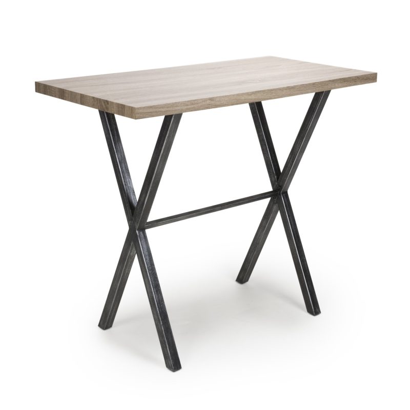 Oak Effect Breakfast Bar Table - Shankar