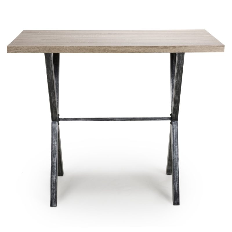 Oak Effect Breakfast Bar Table - Shankar - Image 3