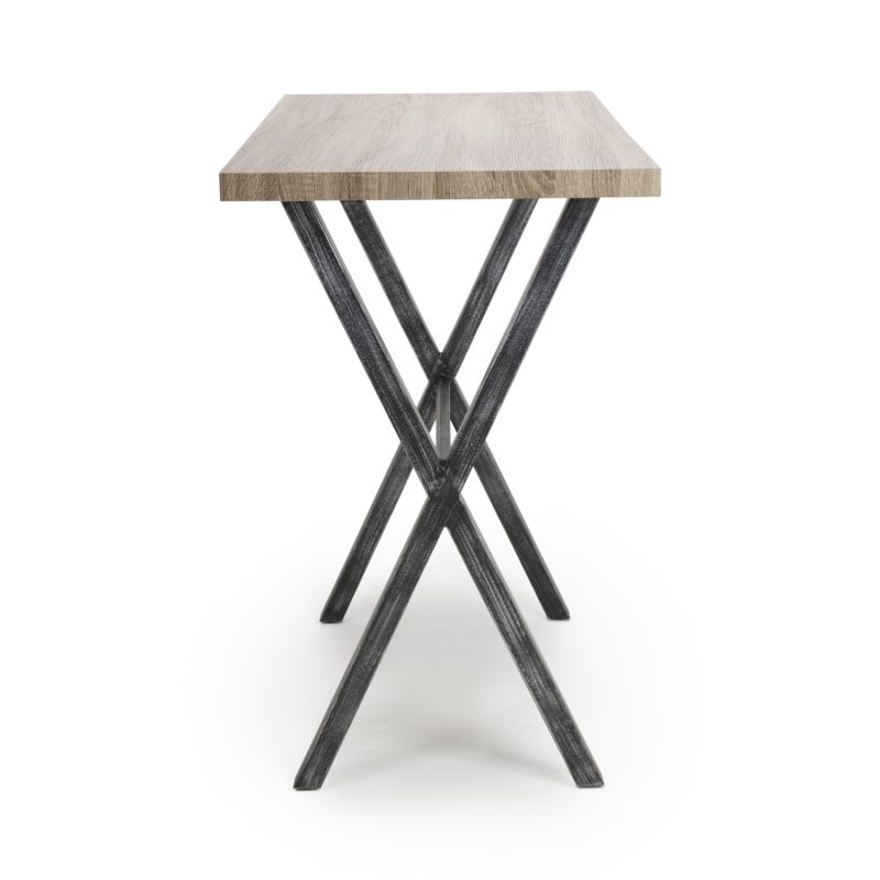 Oak Effect Breakfast Bar Table - Shankar - Image 4