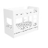 White Pod Bunk Bed with Trundle - Braxton - Image 4