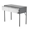 Small Dark Grey Kids Office Desk with Drawers - Aiko - Image 3
