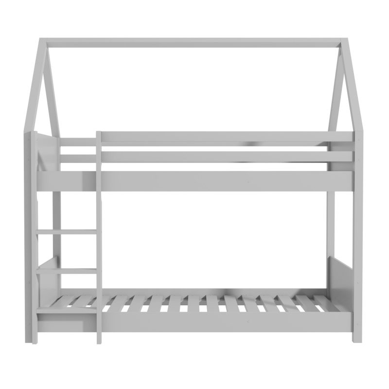 House Bunk Bed in Grey - Coco - Image 4
