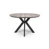 Round Grey Wood Dining Table - Seats 6 - Liberty - Image 3