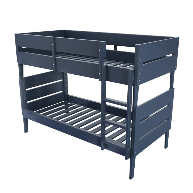 Navy Blue Wooden Detachable Bunk Bed - Hugo - Image 4