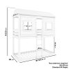 House Bunk Bed in White - Jasper - Image 3
