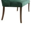 Green Velvet Dining Bench with Back - Seats 2 - Lucille - Image 5