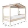 Single House Bed Frame in Pine - Remy - Image 2