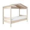 Single House Bed Frame in Pine - Remy - Image 3