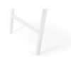 White and Oak Effect Office Desk with 2 Drawers - California - Julian Bowen - Image 4