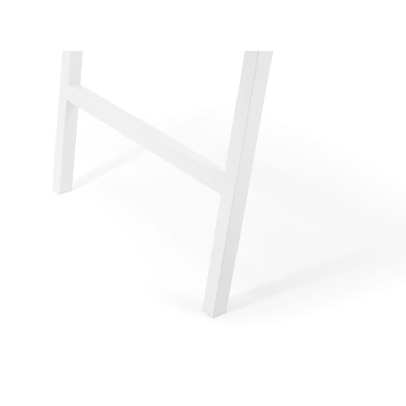 White and Oak Effect Office Desk with 2 Drawers - California - Julian Bowen - Image 4