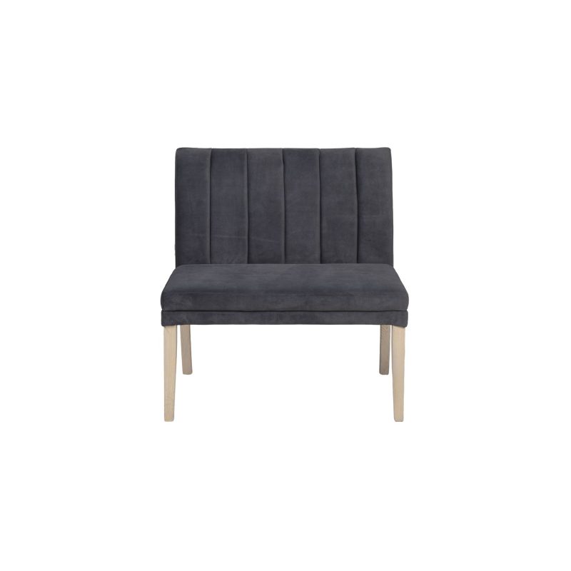 Valent Short Bench 90cm - Dark Grey - Image 2